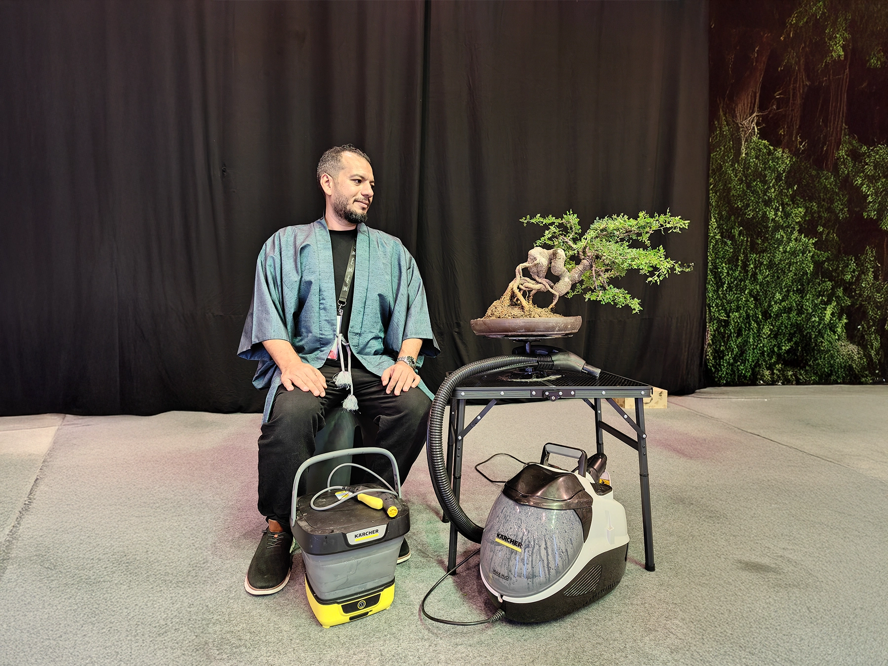 Enhancing Bonsai Health: Utilizing Karcher SV7 for Comprehensive Sanitization