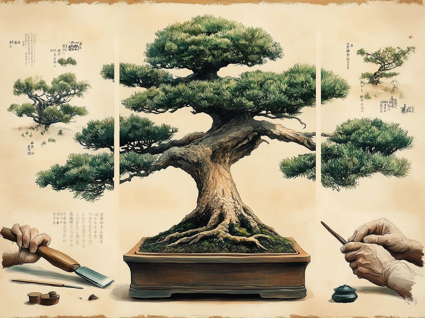What are three facts about bonsai