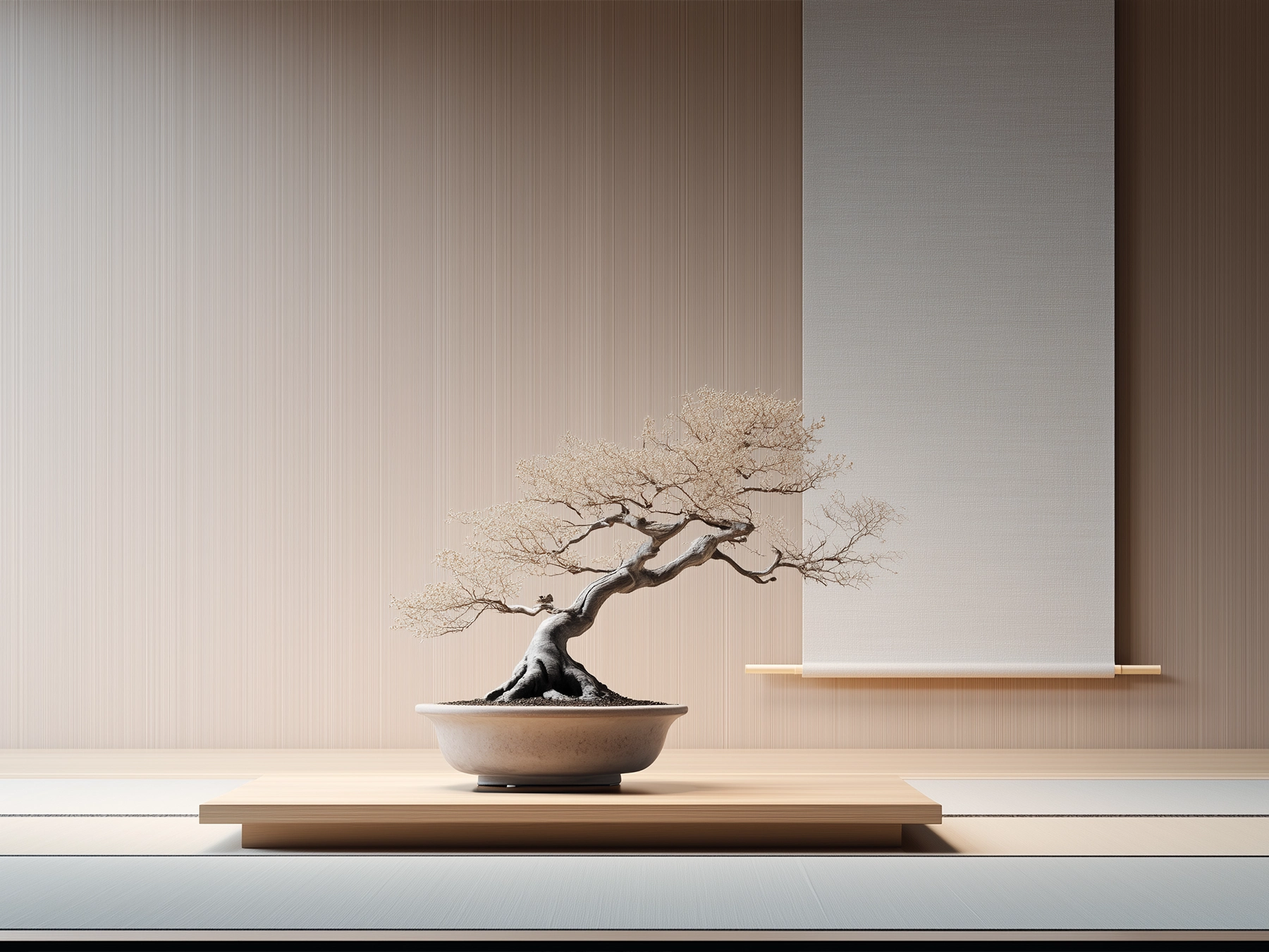 What is the purpose of a bonsai tree